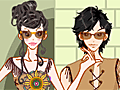 Cartoon Couple Dress Up