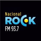 93.7 Nacional Rock logo