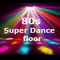 80s Super Dance floor logo