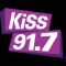 KiSS 91.7 logo