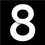 8Radio logo