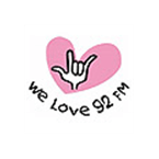 We Love 92FM logo