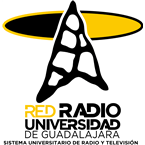 Radio Universidad de Guadalajara XHUDG 104.3 FM en Guadalajara, logo