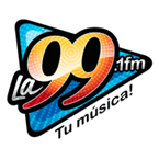 La 99 FM, XHMOR 99.1 FM, Cuernavaca logo