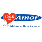 Amor es 104.5 logo