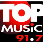 Top Music 91.7 logo