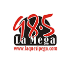 La Mega 98.5 logo