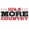 104.5 MORE COUNTRY logo