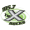 105-7 X logo