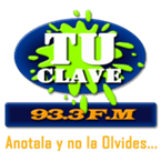 CLAVE 93.3 FM logo