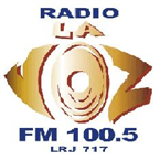 RADIO LA VOZ 100.5mhz - LRJ717 logo