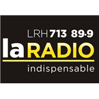 La Radio 89.9 MHz. LRH 713 logo