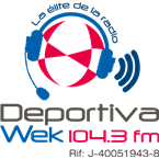 Deportiva Wek 104.3 FM logo