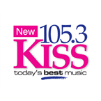 KISS 105.3 logo