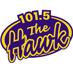 101.5 The Hawk logo