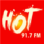HOT 91.7 FM logo