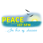 PEACE 107.5 FM logo