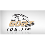 106.1 The GOAT logo