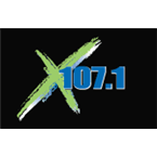 X107.1 FM logo