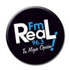 FM REAL 96.3 LRR 373 logo