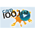 CJVD 100.1 logo