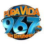96.7 FM Pura Vida logo