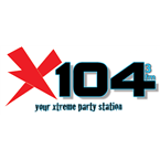 X104.3 logo