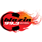 blazin99.3fm logo