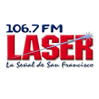 Laser 106.7 FM logo