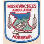 Wetaskiwin, Hobbema, Ponoka RCMP, and Hobbema EMS logo