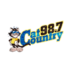 Cat Country 98.7 logo