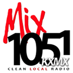 The Mix 105.1 KXMX logo