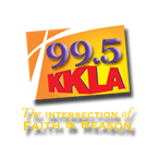 Ninety-Nine Point Five K. K. L. A. logo