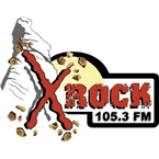 X Rock 105.3 logo
