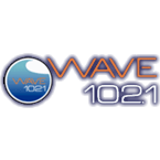 102.1 The Wave logo