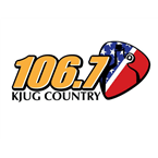 106.7 KJUG Country logo