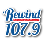 Rewind 107.9 logo