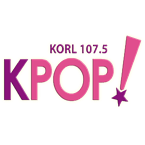 K-POP 107.5 logo