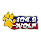 WXCL - 104.9 The Wolf logo