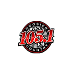 WHCC Hoosier Country 105 logo