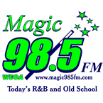 98.5 WEOA logo