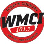 101.3 WMCI logo