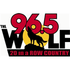 96.5 the Wolf logo