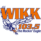 WIKK FM 103.5 The Rockin' Eagle logo