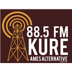 88.5 KURE Ames Alternative logo