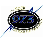 97.3 The Rock logo