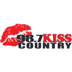 Kiss Country 98.7 logo