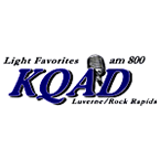 AM 800 KQAD logo