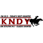 Today's Hot New Country FM 95.5 KNDY logo