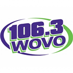 WOVO 106.3 logo